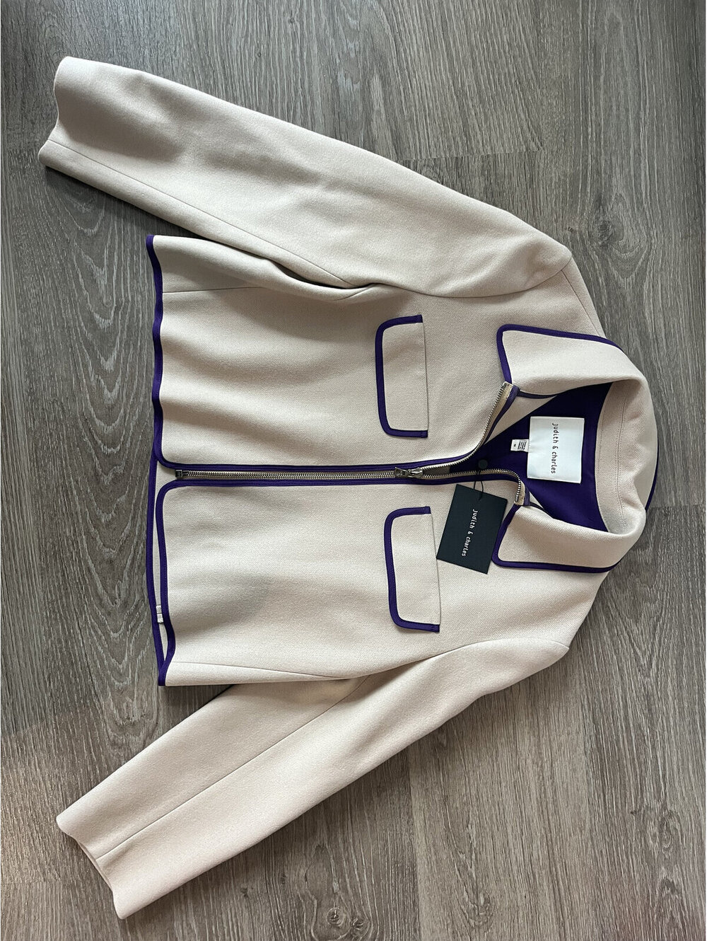 Judith & Charles Stella Jacket Size 10 Made in Canada Brand New with tags